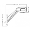 Fotografija izdelka Svetilka označevalna LED  Leva  178 mm 12/24V