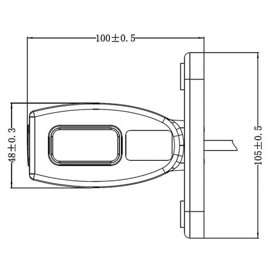 Fotografija izdelka Svetilka označevalna LED  levo/desno  100 mm 12/24V