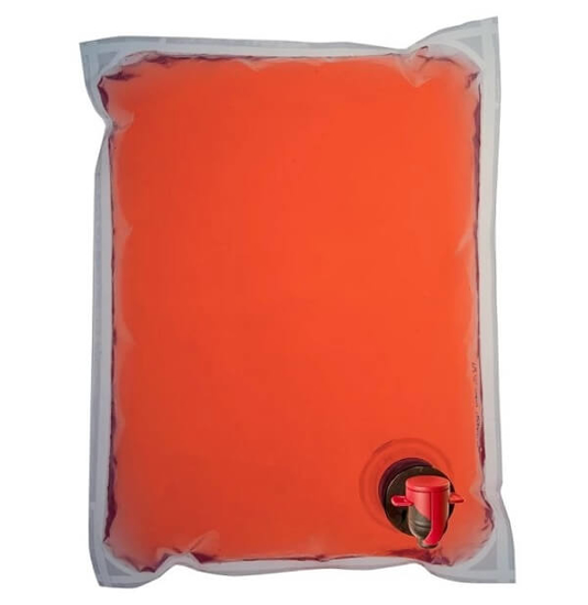 Fotografija izdelka Bag in Box vrečka za sok 5 L prozorna z ventilom na vogalu