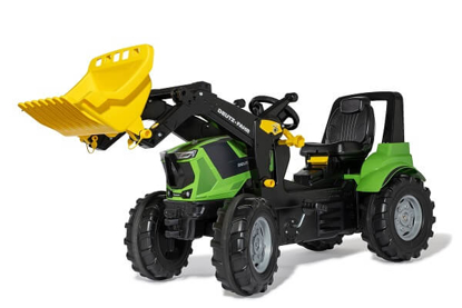 Prikaži podrobnosti za  Igrača Traktor Deutz Agrotron 8280TTV z nakladačem, Rolly Toys Fotografija izdelka Igrača Traktor Deutz Agrotron 8280TTV z nakladačem, Rolly Toys