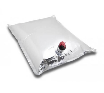 Prikaži podrobnosti za  Bag in Box vrečka za vino 5 L - metalna z ventilom na sredini Fotografija izdelka Bag in Box vrečka za vino 5 L - metalna z ventilom na sredini
