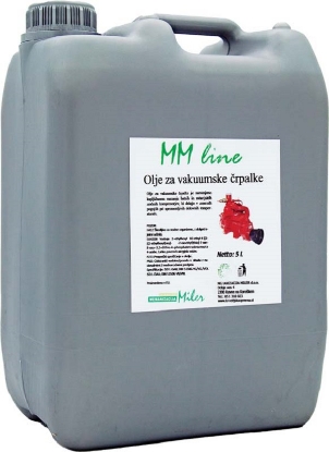 Prikaži podrobnosti za  Olje za VAKUUMSKE  črpalke Miler Premium, 5 L Fotografija izdelka Olje za VAKUUMSKE  črpalke Miler Premium, 5 L
