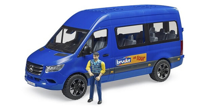 Prikaži podrobnosti za  Igrača MB Sprinter kombi z voznikom, Bruder Fotografija izdelka Igrača MB Sprinter kombi z voznikom, Bruder
