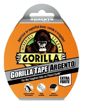 Fotografija izdelka GORILLA trak srebrni (11m x 48 mm)