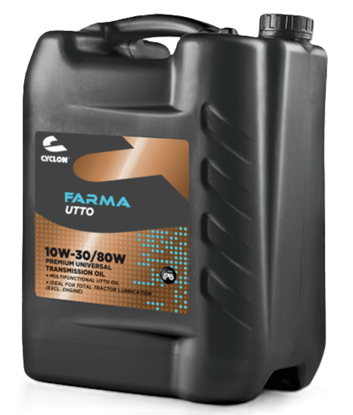 Prikaži podrobnosti za  Olje Cyclon  FARMA UTTO 10W30-80, 10 L Fotografija izdelka Olje Cyclon  FARMA UTTO 10W30-80, 10 L