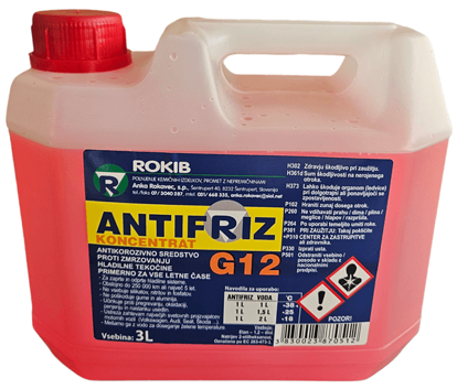 Prikaži podrobnosti za  Antifriz koncentrat G12, 3 L rdeč Fotografija izdelka Antifriz koncentrat G12, 3 L rdeč