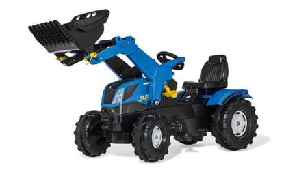 Prikaži podrobnosti za  Igrača TRAKTOR rollyFarmtrac New Holland z nakladačem, ROLLY TOYS Fotografija izdelka Igrača TRAKTOR rollyFarmtrac New Holland z nakladačem, ROLLY TOYS