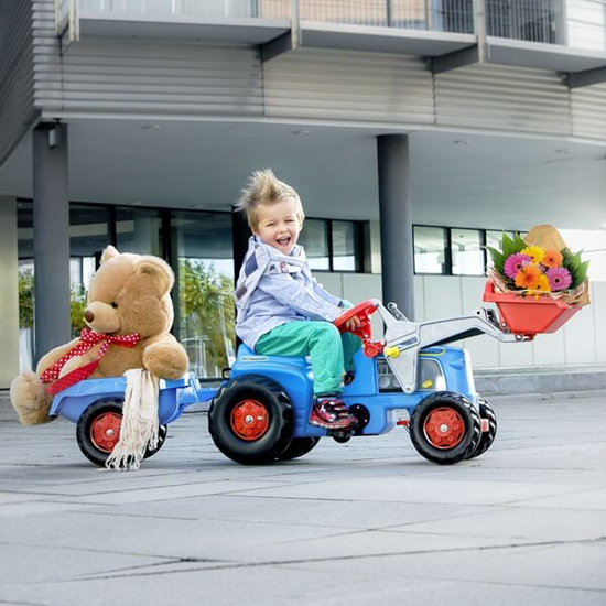 Fotografija izdelka Igrača TRAKTOR rollyKiddy Classic s prikolico in nakladalnikom, ROLLY TOYS