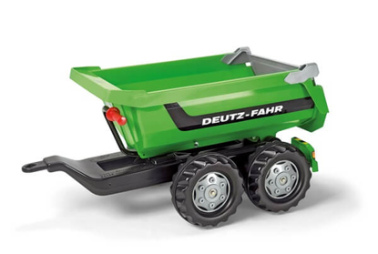 Prikaži podrobnosti za  Igrača PRIKOLICA rollyHalfpipe Deutz-Fahr, ROLLY TOYS Fotografija izdelka Igrača PRIKOLICA rollyHalfpipe Deutz-Fahr, ROLLY TOYS