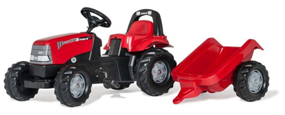 Prikaži podrobnosti za  Igrača TRAKTOR rollyKid Case CVX 1170 s prikolico, ROLLY TOYS Fotografija izdelka Igrača TRAKTOR rollyKid Case CVX 1170 s prikolico, ROLLY TOYS