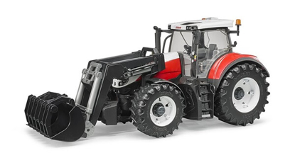 Prikaži podrobnosti za  Igrača TRAKTOR Steyr 6300 Terrus CVT z nakladačem, BRUDER Fotografija izdelka Igrača TRAKTOR Steyr 6300 Terrus CVT z nakladačem, BRUDER