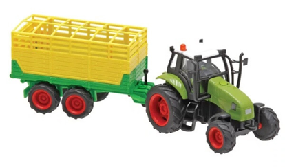 Prikaži podrobnosti za  Igrača TRAKTOR s priključkom, KidsGLOBE Fotografija izdelka Igrača TRAKTOR s priključkom, KidsGLOBE