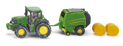 Prikaži podrobnosti za  Igrača TRAKTOR John Deere z balirko, SIKU Fotografija izdelka Igrača TRAKTOR John Deere z balirko, SIKU