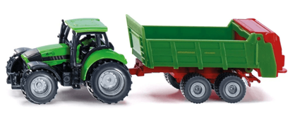 Prikaži podrobnosti za  Igrača TRAKTOR Deutz s trosilnikom hlevskega gnoja, SIKU Fotografija izdelka Igrača TRAKTOR Deutz s trosilnikom hlevskega gnoja, SIKU