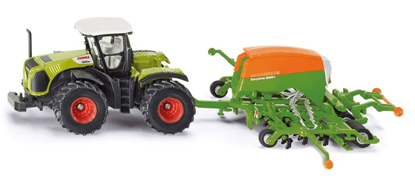 Prikaži podrobnosti za  Igrača TRAKTOR Claas s sejalnico, SIKU Fotografija izdelka Igrača TRAKTOR Claas s sejalnico, SIKU