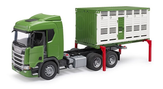 Fotografija izdelka Igrača tovornjak za prevoz živali Scania, BRUDER