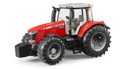 Prikaži podrobnosti za  Igrača TRAKTOR Massey Ferguson 7624, BRUDER Fotografija izdelka Igrača TRAKTOR Massey Ferguson 7624, BRUDER