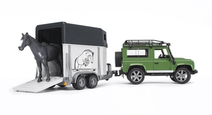 Prikaži podrobnosti za  Igrača AVTOMOBIL Land Rover Defender, BRUDER Fotografija izdelka Igrača AVTOMOBIL Land Rover Defender, BRUDER