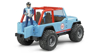 Fotografija izdelka Igrača TERENSKO VOZILO Jeep Cross Country Racer z voznikom, BRUDER