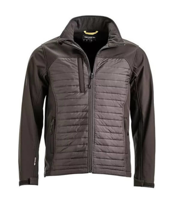 Prikaži podrobnosti za  Jakna Softshell Kramp prešita črna, št. M Fotografija izdelka Jakna Softshell Kramp prešita črna, št. M