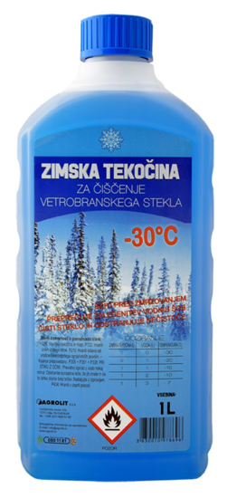 Fotografija izdelka Zimska tekočina za stekla VITREKS -30°C, 1 L