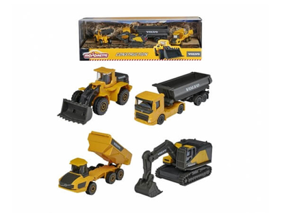 Prikaži podrobnosti za  Igrača VOLVO Micro Workers 4-delni SET Fotografija izdelka Igrača VOLVO Micro Workers 4-delni SET