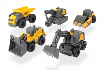 Prikaži podrobnosti za  Igrača VOLVO Micro Workers 5-delni SET Fotografija izdelka Igrača VOLVO Micro Workers 5-delni SET