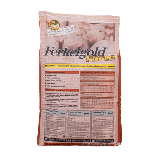 Fotografija izdelka Ferkelgold Forte®, pospeševalec rasti za prašiče, 25 kg