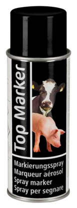 Prikaži podrobnosti za  Sprej za označevanje živali TopMarker - črn, 500 ml Fotografija izdelka Sprej za označevanje živali TopMarker - črn, 500 ml
