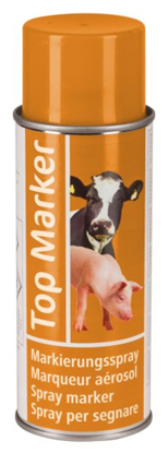 Prikaži podrobnosti za  Sprej za označevanje živali TopMarker - oranžen, 500 ml Fotografija izdelka Sprej za označevanje živali TopMarker - oranžen, 500 ml