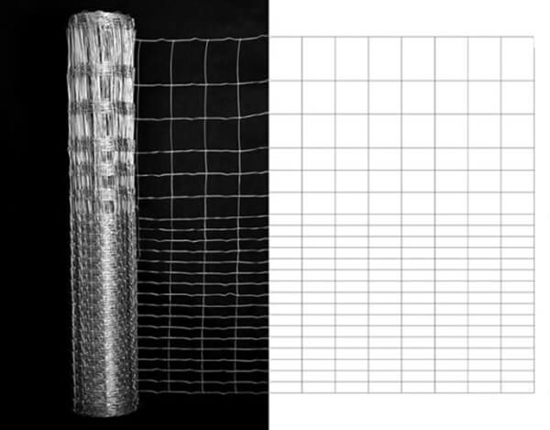 Fotografija izdelka Pocinkana zaščitna mreža 175 cm / 25 m (50 x 50 mm luknja, fi: 1,8)