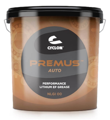 Prikaži podrobnosti za  Mast Cyclon PREMOS NLGI 00, poltekoča mast, 15 kg Fotografija izdelka Mast Cyclon PREMOS NLGI 00, poltekoča mast, 15 kg