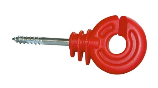 Fotografija izdelka Izolator okrogli z zarezo Compact  (50/1), rdeč