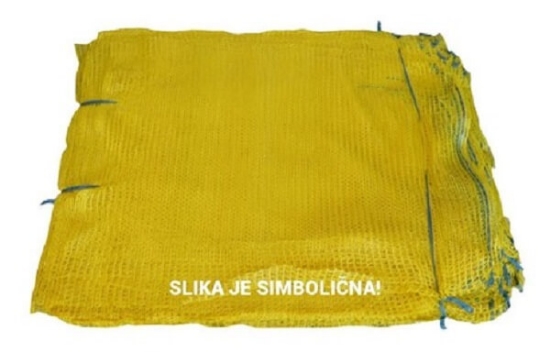 Fotografija izdelka Vreča za krompir rumena (40 x 60 cm), 100 kom
