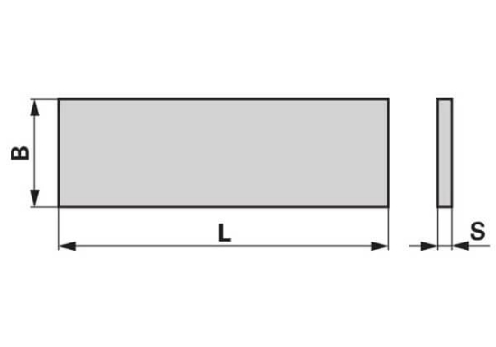 Fotografija izdelka Lamela črpalke  Meč 3000 (240 x 41 x 6,5 mm)