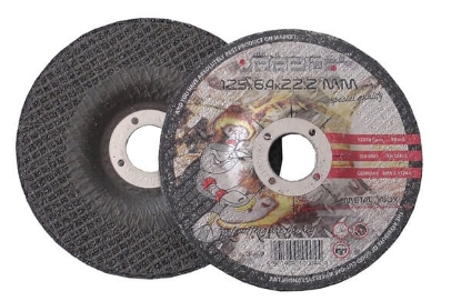 brusna plošča, tarcza do szlifowania, szlifowanie metalu, cięcie stali, Rapid, tarcze ścierne, węglik krzemu, wzmocniona konstrukcja, narzędzia do cięcia, narzędzia szlifierskie, szlifowanie blach, tarcza szlifierska 125x6,4mm, tarcza 125mm, mehanična oprema, kovinska obdelava
