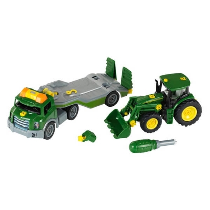 Prikaži podrobnosti za  Igrača TRANSPORTER S TRAKTORJEM JOHN DEERE, KLEIN Fotografija izdelka Igrača TRANSPORTER S TRAKTORJEM JOHN DEERE, KLEIN