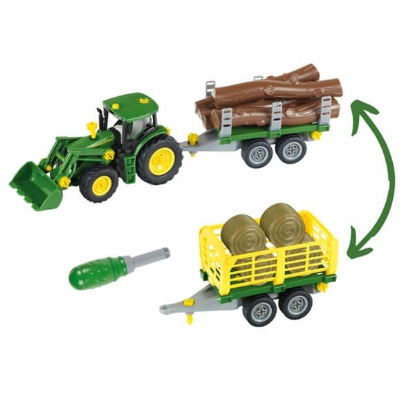 Prikaži podrobnosti za  Igrača Traktor JOHN DEERE s prikolico, KLEIN Fotografija izdelka Igrača Traktor JOHN DEERE s prikolico, KLEIN