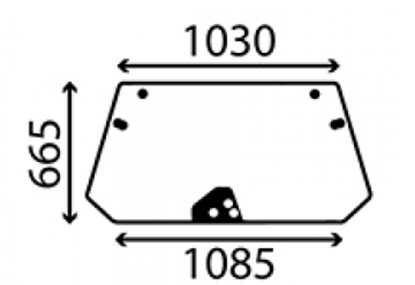 Prikaži podrobnosti za  Steklo kabine - zadnje Steyr 13470 Fotografija izdelka Steklo kabine - zadnje Steyr 13470