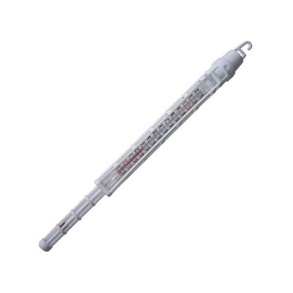 Fotografija izdelka Termometer v plastični kletki skala od 0-120 