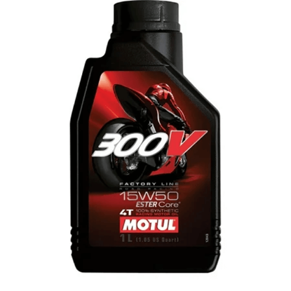 Prikaži podrobnosti za  Olje MOTUL 4T (300V) 15w-50 Factory line, 1 L Fotografija izdelka Olje MOTUL 4T (300V) 15w-50 Factory line, 1 L