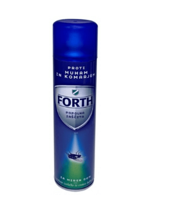 Prikaži podrobnosti za  FORTH insekticid proti komarjem in muham, sprej 400 ml Fotografija izdelka FORTH insekticid proti komarjem in muham, sprej 400 ml