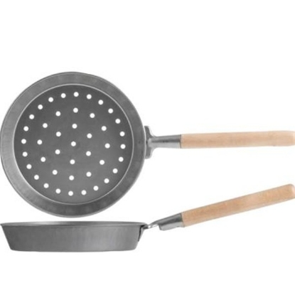 Prikaži podrobnosti za  Ponev za peko kostanja  Fotografija izdelka Ponev za peko kostanja