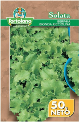 Fotografija izdelka Semena Solata Berivka Bionda Riccolina, 50 g