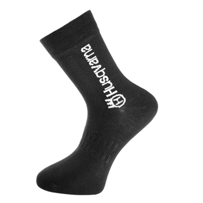 nogavice Husqvarna, nogavice 43-45, črne nogavice, nogavice za oblačila Husqvarna, nogavice z belim napisom, udobne nogavice, nogavice za delo, trpežne nogavice,