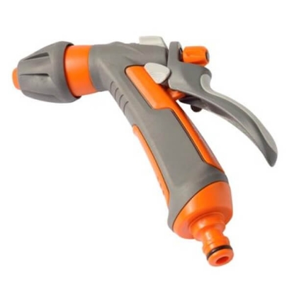 razpršilna pištola, pištola za zalivanje, SOFT-TOUCH PAPILLON, vrtnarska pištola, zalivanje vrta, nastavljiv curk, pištola za vodo, udobno zalivanje, ergonomična pištola, mehanizacija Miler, kmetijska mehanizacija, vrtnarska oprema