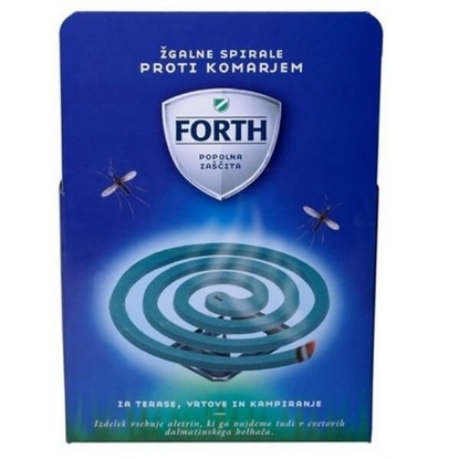 Prikaži podrobnosti za  Repelent žgalne spirale proti komarjem, FORTH (10 kos) žgalne spirale proti komarjem, FORTH spirale, repelent za komarje, zaščita pred insekti, zaščita na prostem, spirale proti insektom, repelent za teraso, repelent za vrt, kampiranje zaščita, mehanizacija Miler, kmetijska mehanizacija