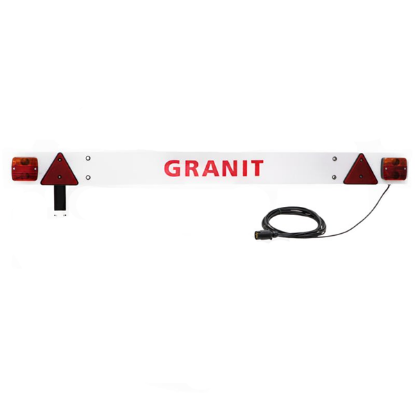 svetilka stop na drogu, 7-polni konektor, kabliranje, zavorno svetilo, smerno svetilo, trikotni odsevnik, svetilka za registrsko tablico, oprema za vozila, električna oprema, Wilhelm Fricke SE, mehanizacija Miler, kmetijska mehanizacija