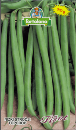 Fotografija izdelka Semena Fižol Topcrop nizki stročji 500 g