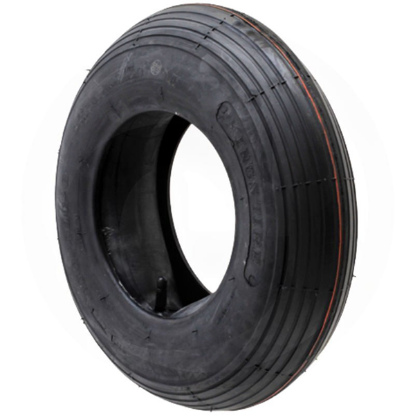 Prikaži podrobnosti za  Guma z zračnico 3.50x8 za samokolnico  Mehanizacija Miler, kmetijska mehanizacija, kmetijska oprema, guma za samokolnico, guma z zračnico, 3.50-8 guma, guma za kolesa samokolnic, pnevmatika za samokolnico, zračnica za samokolnico